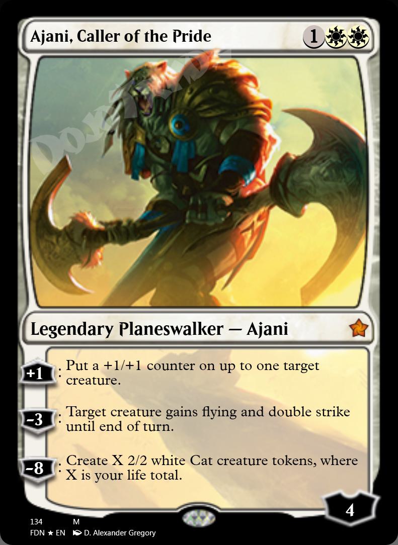 Ajani, Caller of the Pride FOIL