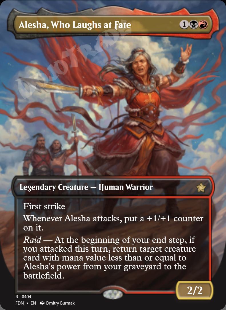 Alesha, Who Laughs at Fate (Mana Foil)