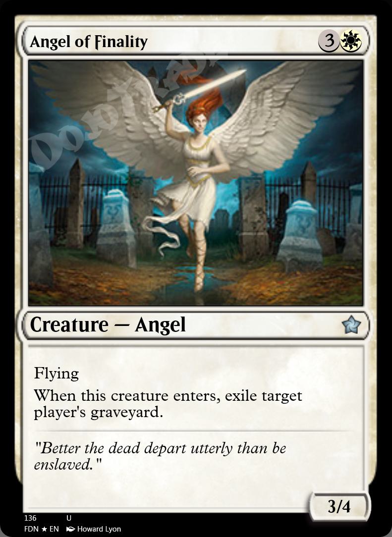 Angel of Finality FOIL