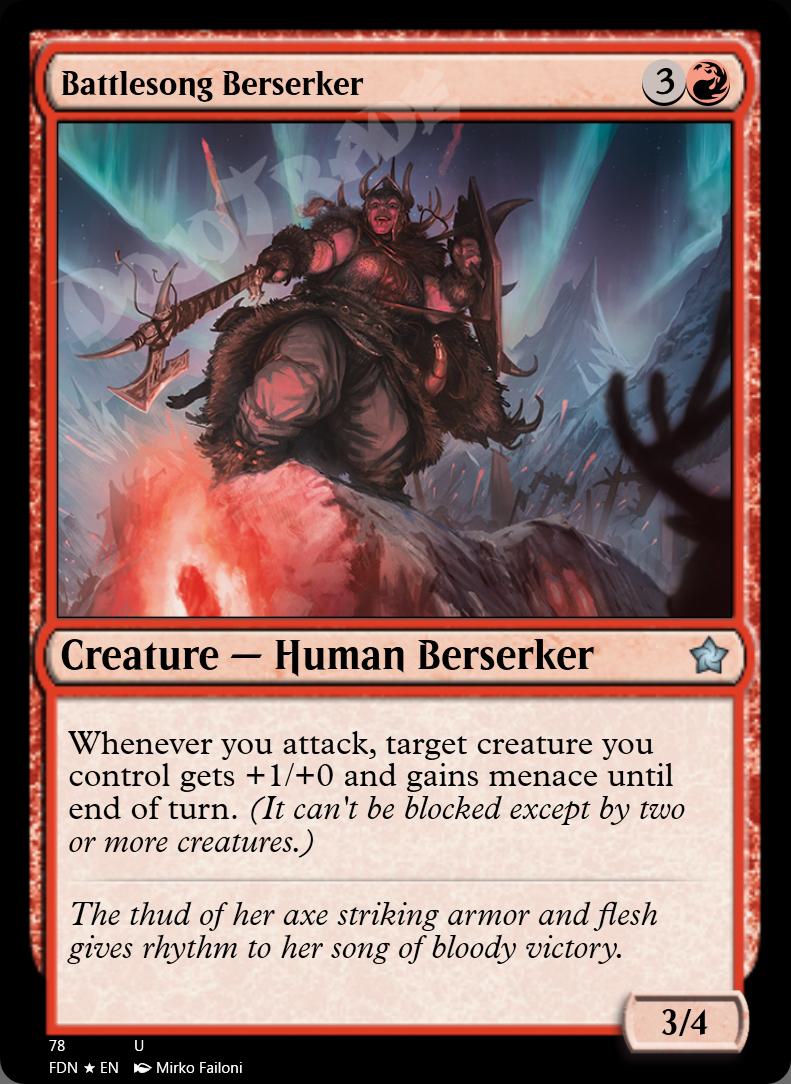 Battlesong Berserker FOIL