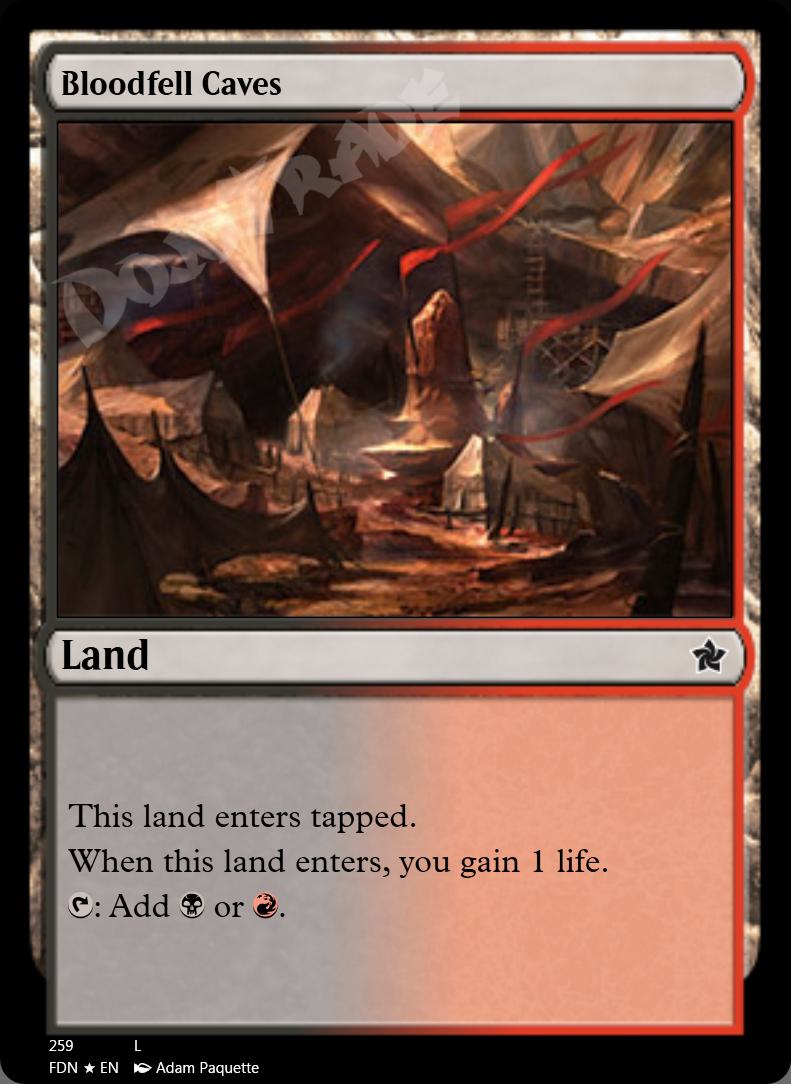 Bloodfell Caves FOIL