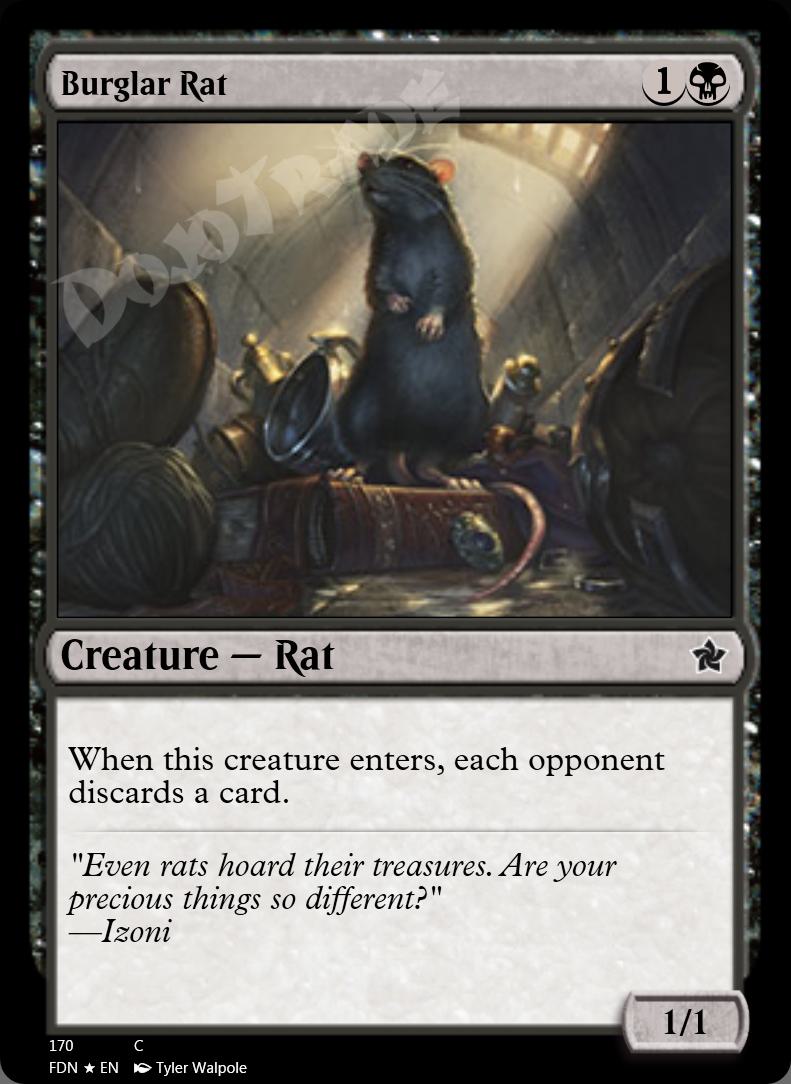 Burglar Rat FOIL