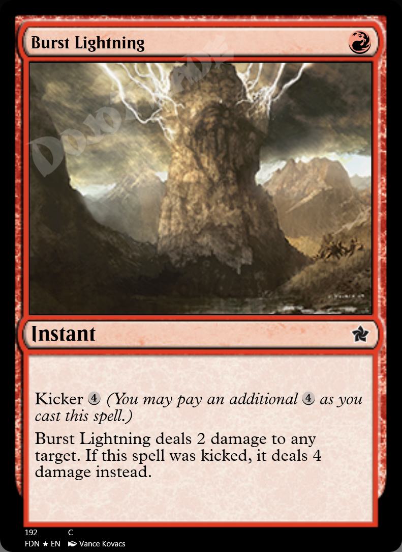 Burst Lightning FOIL