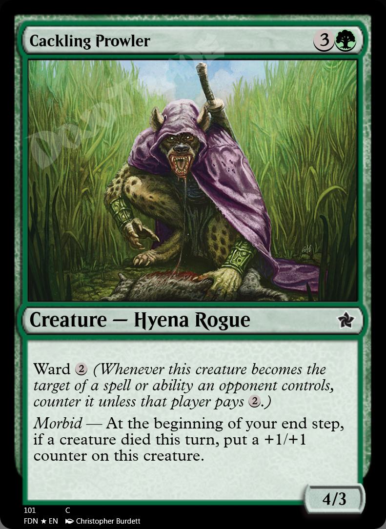 Cackling Prowler FOIL