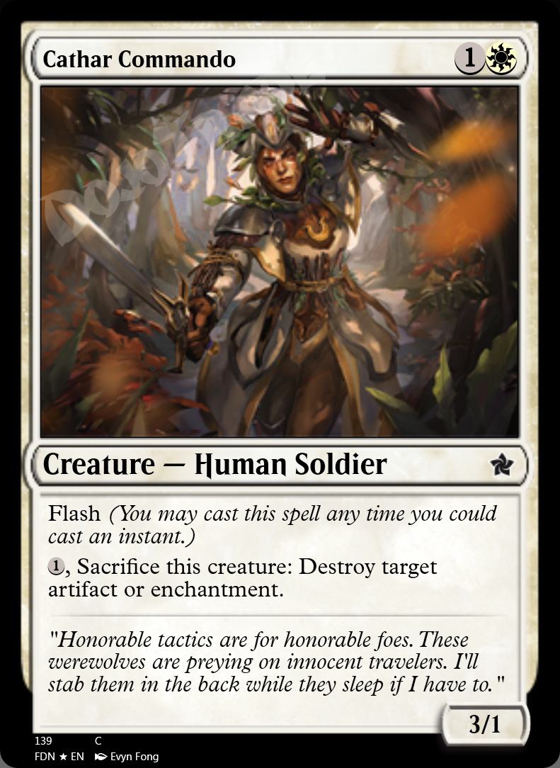 Cathar Commando FOIL