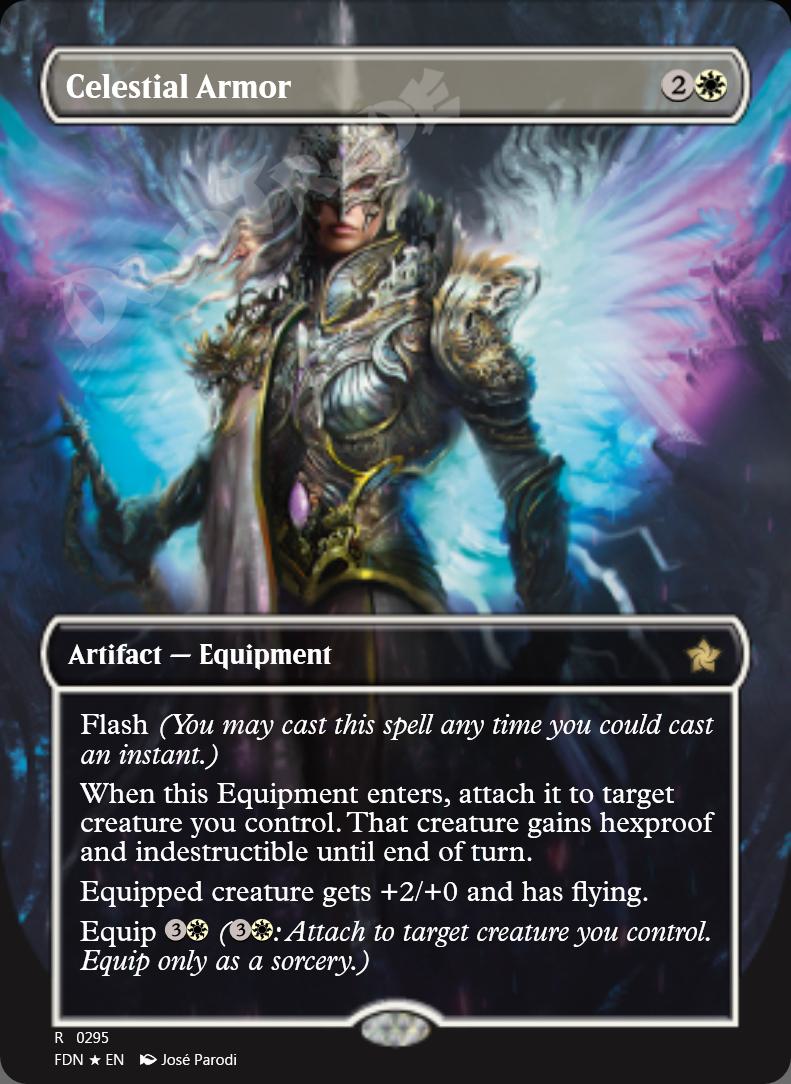 Celestial Armor (Borderless) FOIL