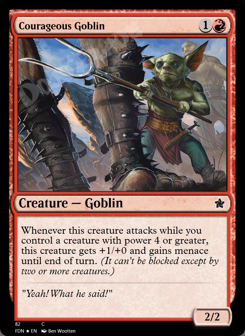 Courageous Goblin FOIL