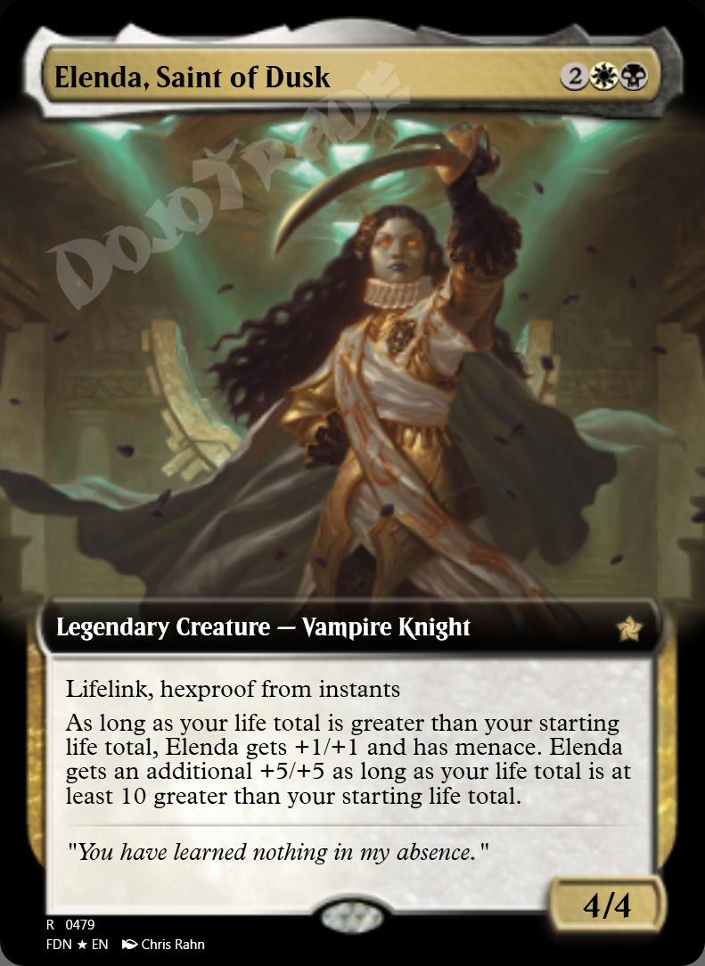 Elenda, Saint of Dusk (Extended Art) FOIL