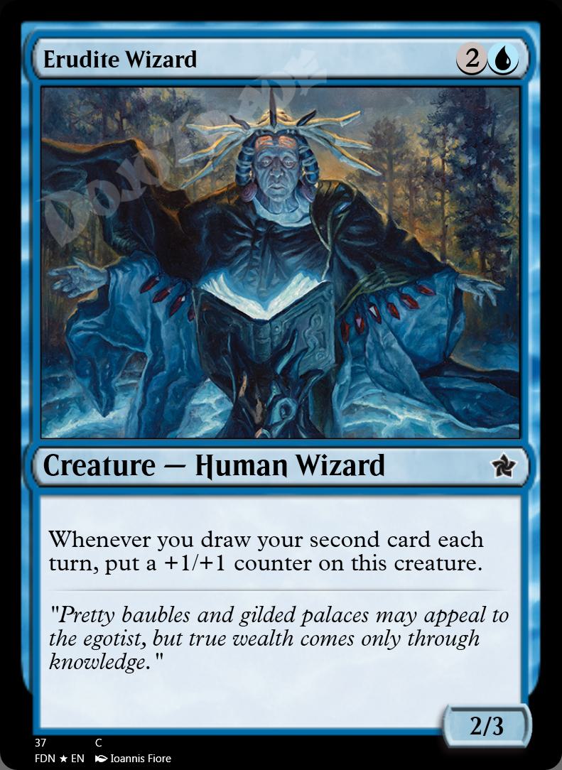 Erudite Wizard FOIL