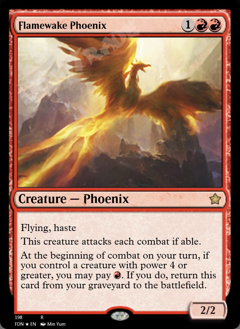 Flamewake Phoenix FOIL