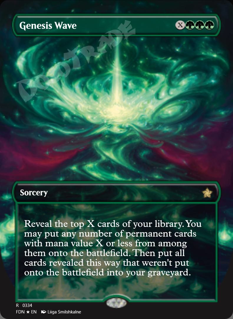 Genesis Wave (Borderless) FOIL