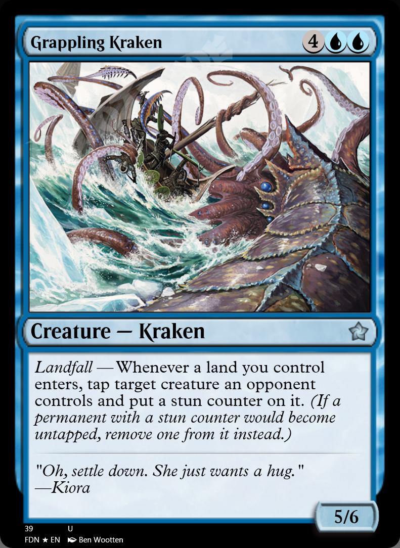 Grappling Kraken FOIL