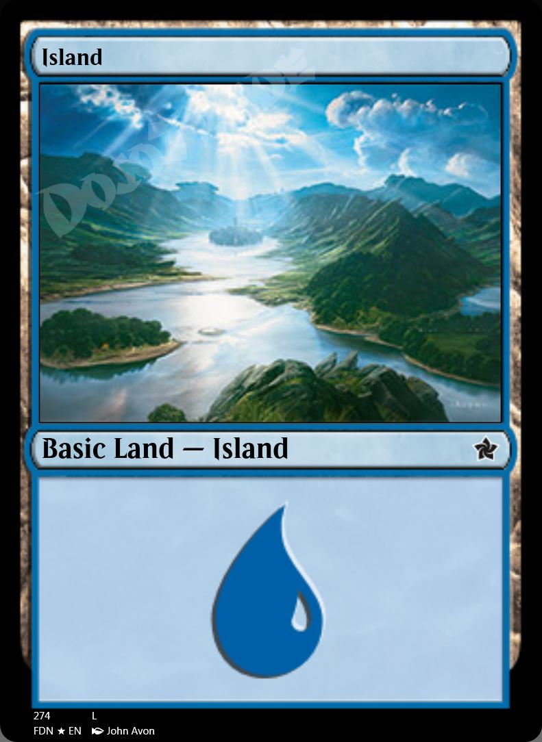 Island (#274) FOIL