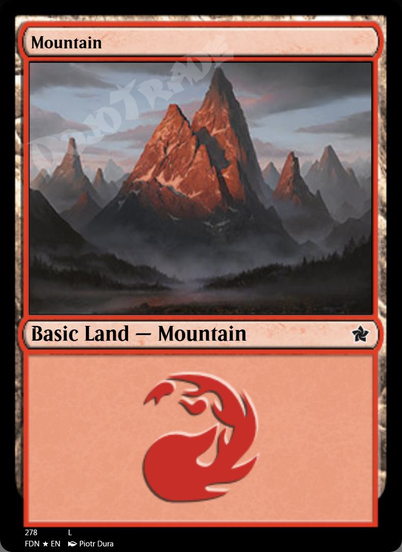 Mountain (#278) FOIL