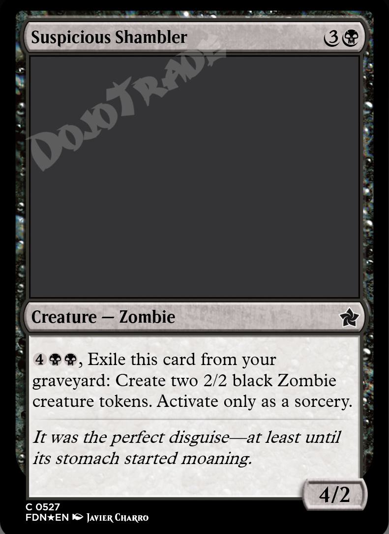 Suspicious Shambler FOIL