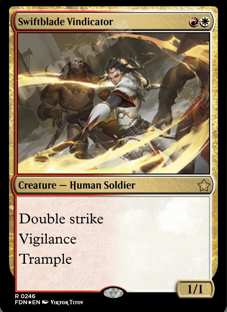 Swiftblade Vindicator FOIL