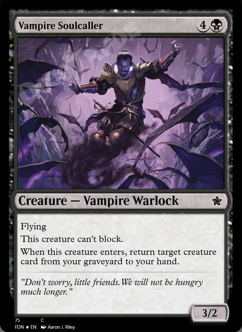 Vampire Soulcaller FOIL