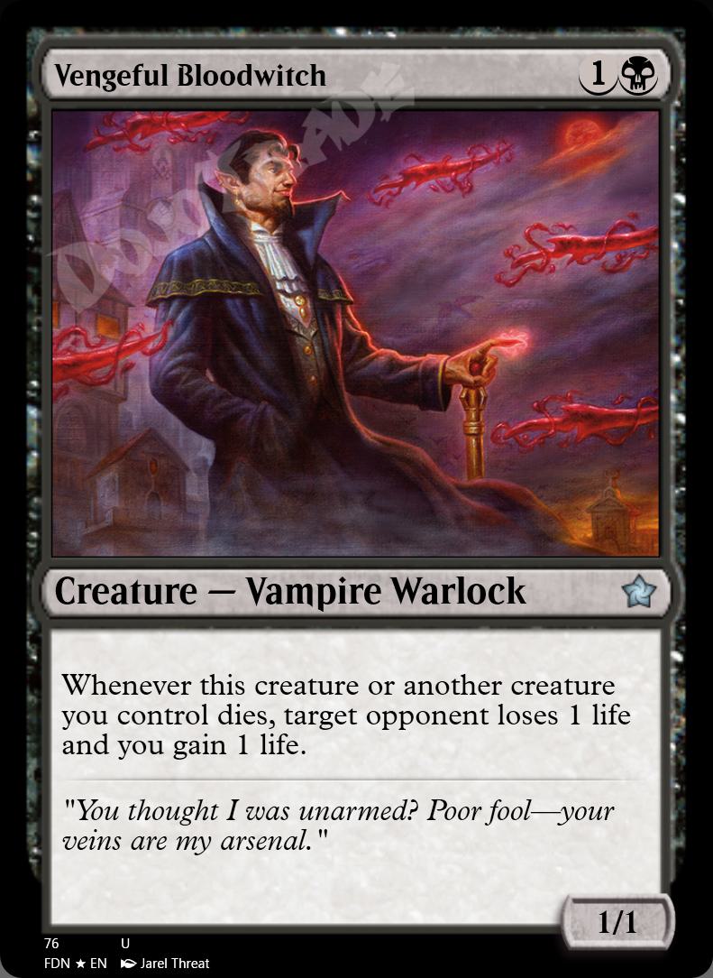 Vengeful Bloodwitch FOIL