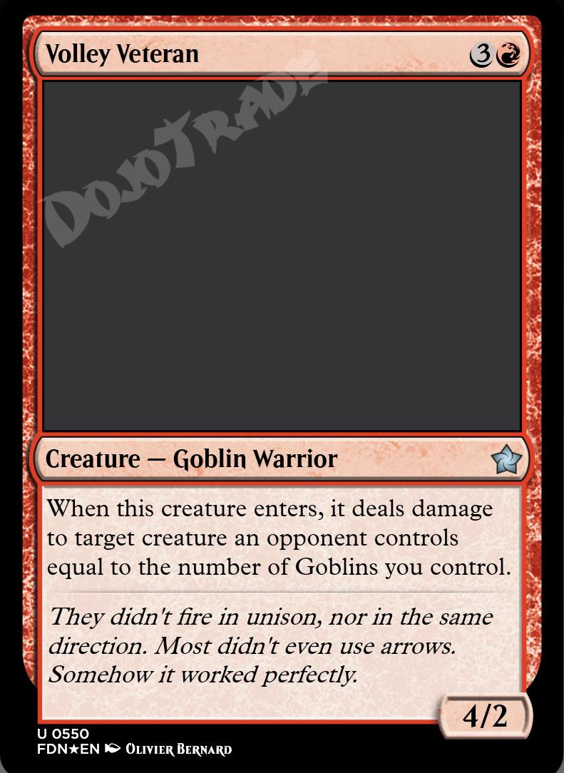 Volley Veteran FOIL