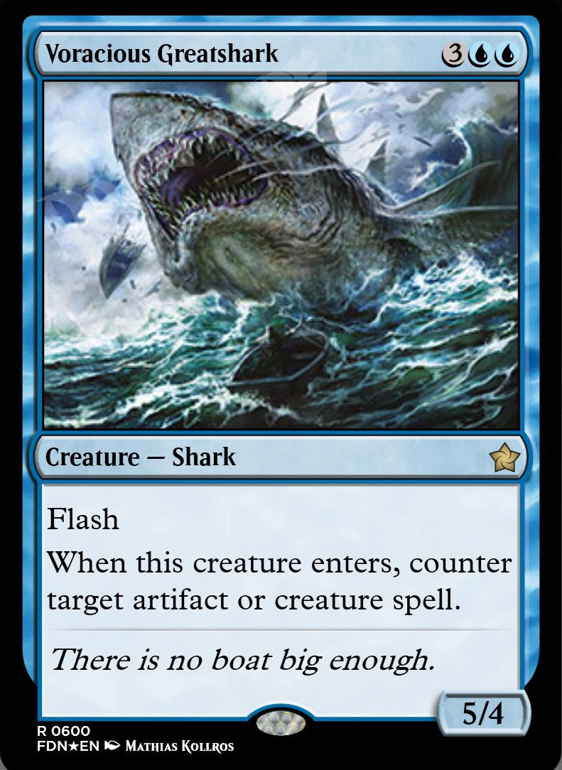 Voracious Greatshark FOIL