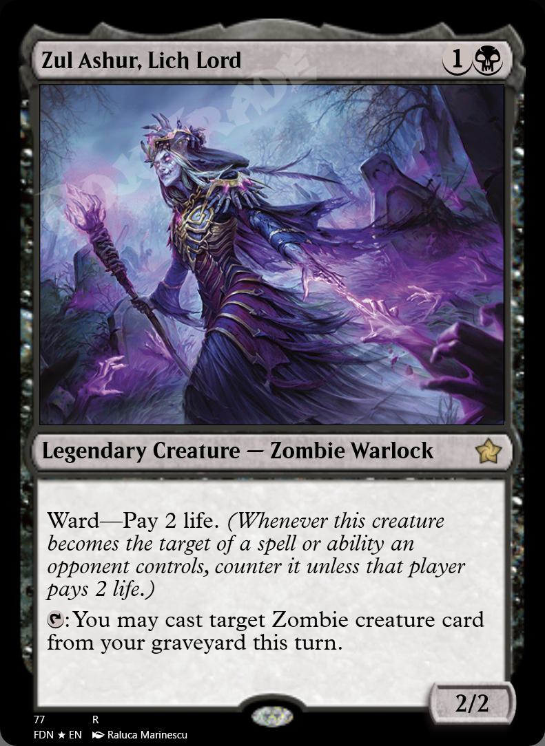 Zul Ashur, Lich Lord FOIL