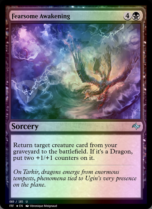 Fearsome Awakening FOIL