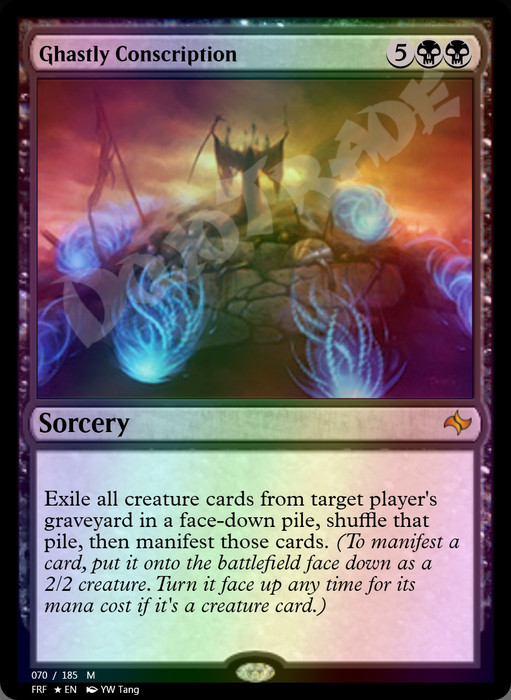 Ghastly Conscription FOIL