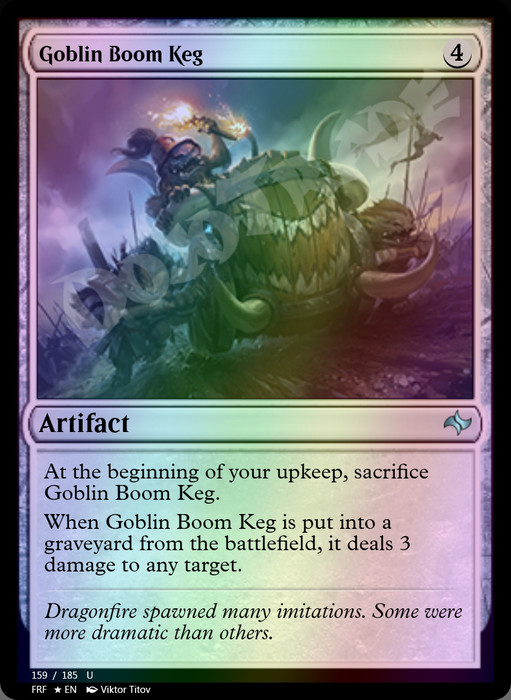 Goblin Boom Keg FOIL