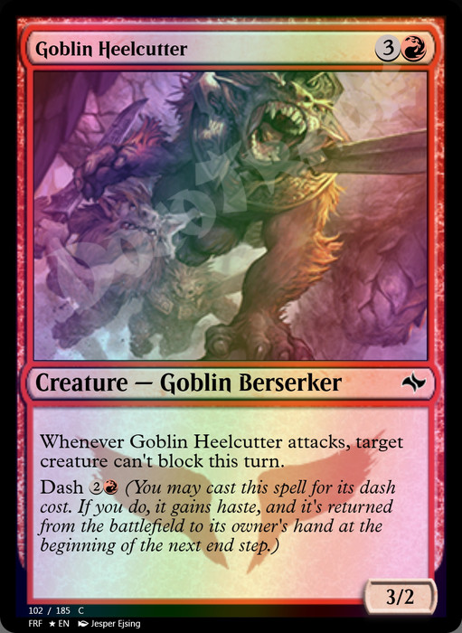 Goblin Heelcutter FOIL