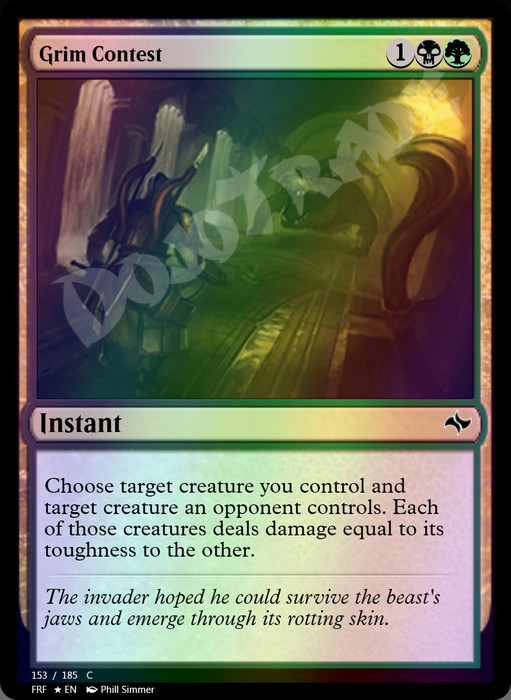 Grim Contest FOIL