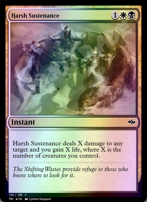 Harsh Sustenance FOIL