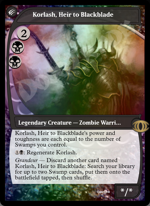 Korlash, Heir to Blackblade FOIL