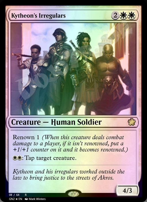 Kytheon's Irregulars FOIL