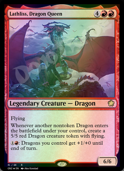 Lathliss, Dragon Queen FOIL