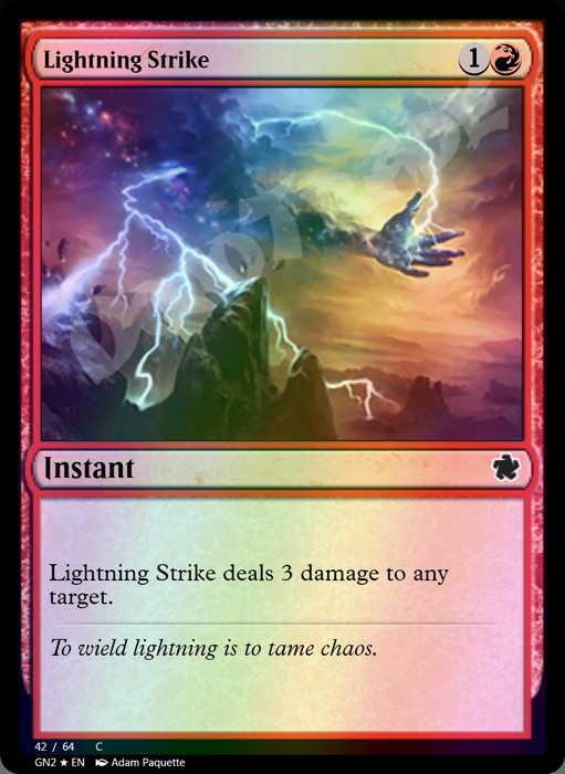 Lightning Strike FOIL