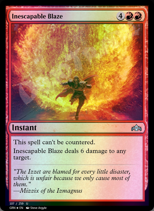 Inescapable Blaze FOIL