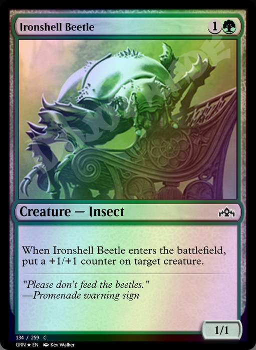 Ironshell Beetle FOIL