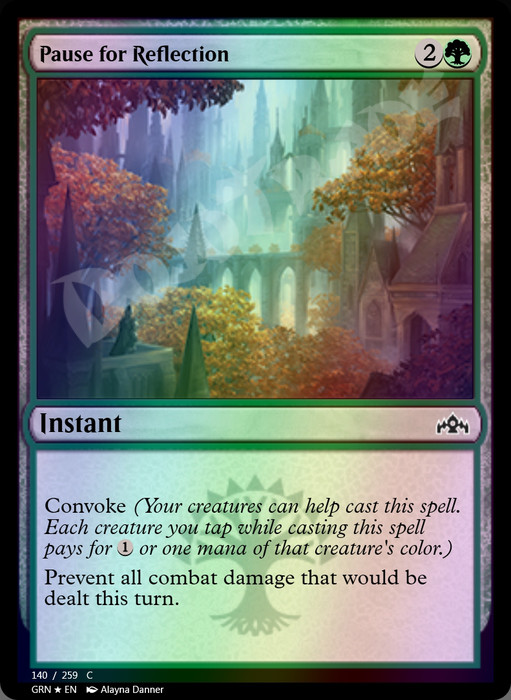 Pause for Reflection FOIL