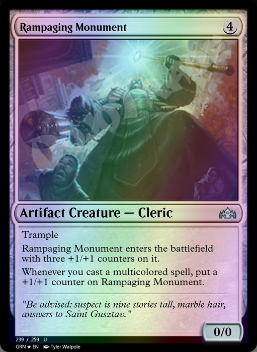 Rampaging Monument FOIL