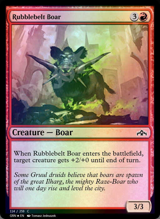 Rubblebelt Boar FOIL