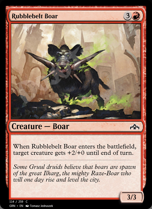 Rubblebelt Boar