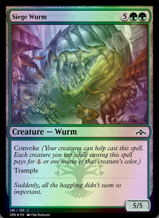 Siege Wurm FOIL