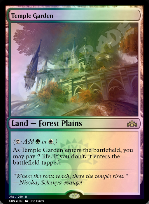 Temple Garden FOIL