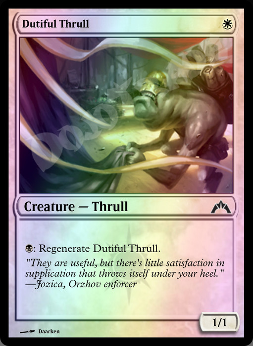 Dutiful Thrull FOIL