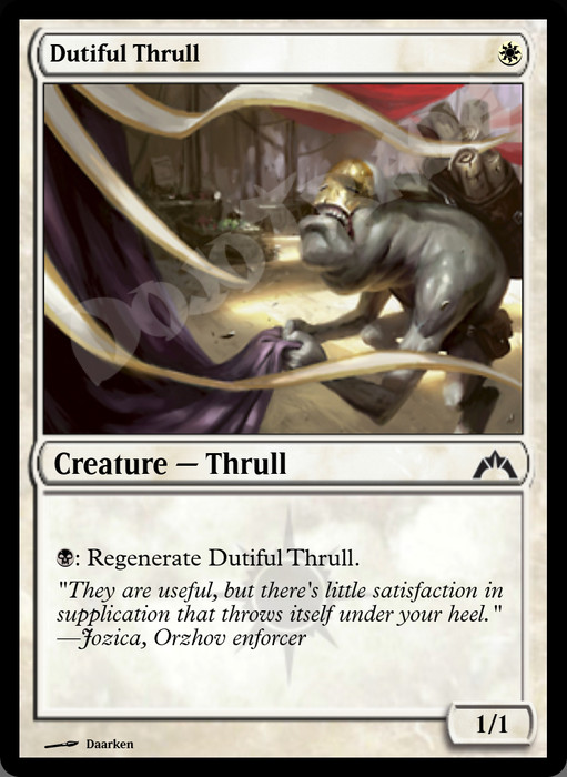 Dutiful Thrull