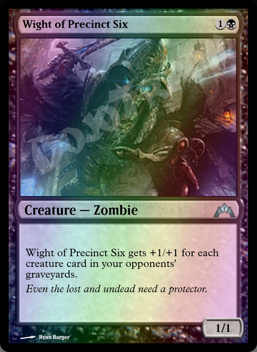 Wight of Precinct Six FOIL