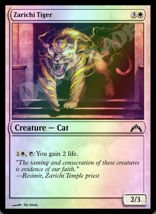 Zarichi Tiger FOIL