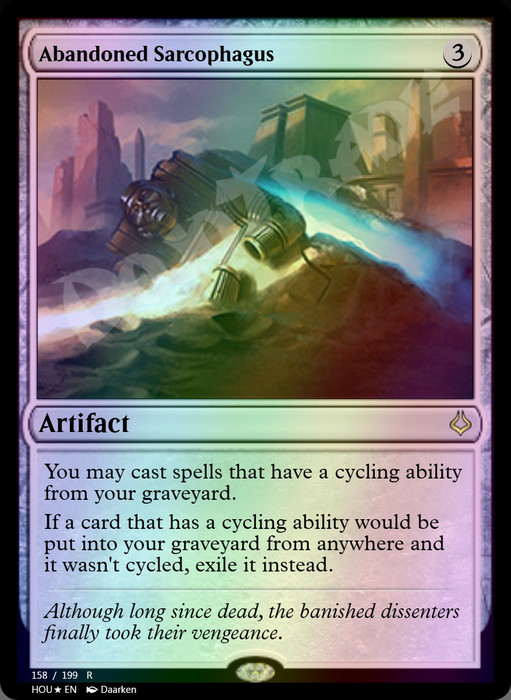 Abandoned Sarcophagus FOIL