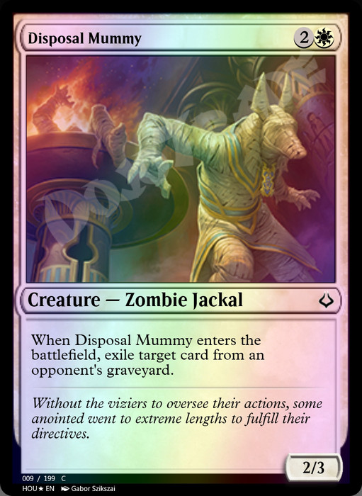 Disposal Mummy FOIL