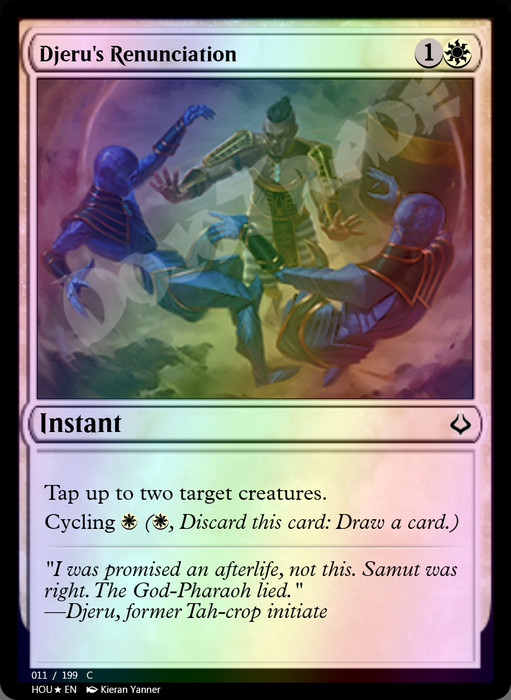 Djeru's Renunciation FOIL